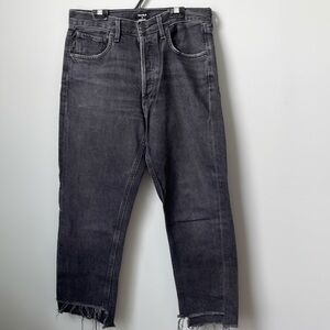 Talula X Agolde high-rise taper cropped denim jeans